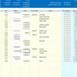 Evidence příjmů a výdajů EASY